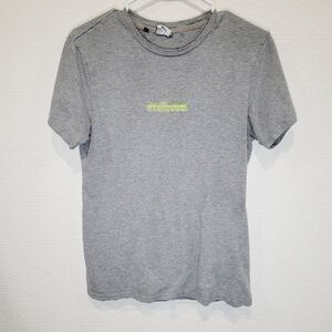 Gymshark Mens Vibes Gray Graphic T-Shirt